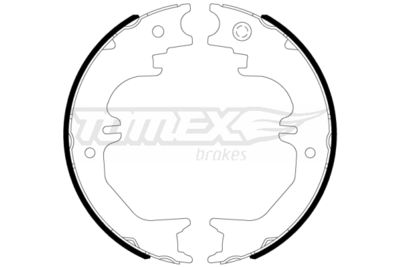 Комплект тормозных колодок TOMEX Brakes TX 22-84 для LEXUS LX