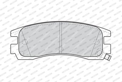 BREMSBELAGSATZ SCHEIBENBREMSE FERODO FDB1264 1