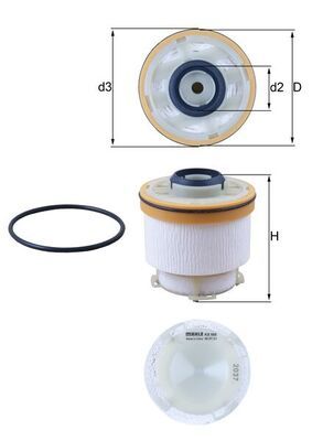 Fuel Filter KX 586D