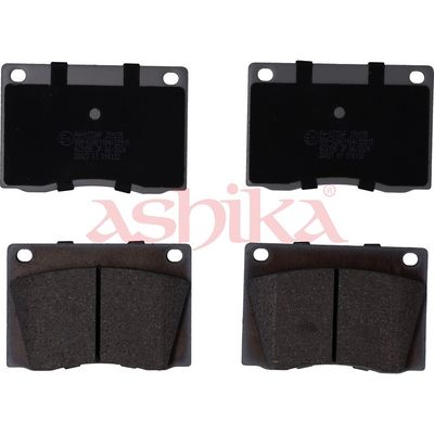 комплект спирачно феродо, дискови спирачки ASHIKA 50-00-0272