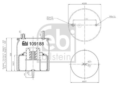 FEBI BILSTEIN Federbalg, Luftfederung