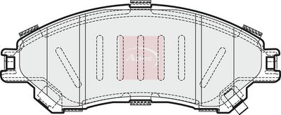 APEC Brake Pad Set, disc brake PAD2026