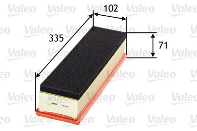 Filtr powietrza VALEO 585049 produkt