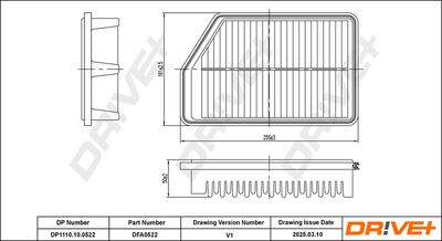 FILTRU AER DR!VE+ DP1110100522 0