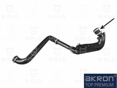 въздуховод за турбината AKRON-MALÒ 350611SIL