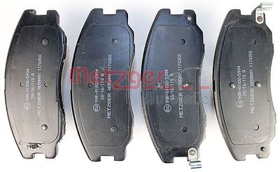 BREMSBELAGSATZ SCHEIBENBREMSE METZGER AUTOTEILE 1170358 1