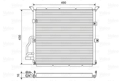 VALEO 822608 Радиатор кондиционера  для BMW 3 (Бмв 3)
