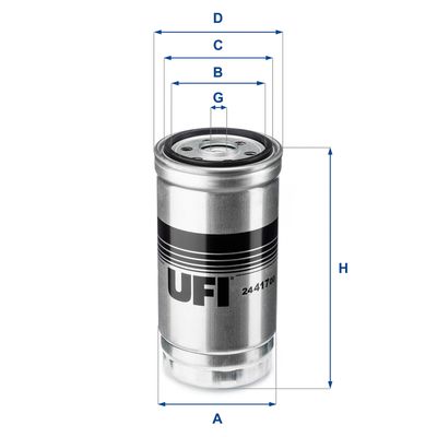 Filtr paliwa UFI 24.417.00 produkt