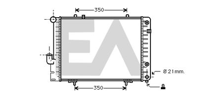 EACLIMA 31R50045 Радиатор охлаждения двигателя 