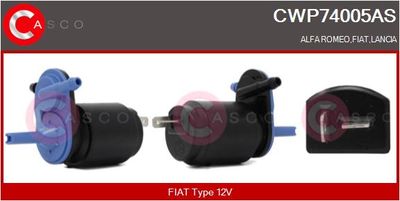 CASCO CWP74005AS Насос омывателя  для FIAT TIPO (Фиат Типо)