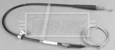 Тросик, cтояночный тормоз BORG & BECK BKB1645 для NISSAN CABSTAR