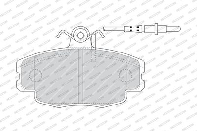 BREMSBELAGSATZ SCHEIBENBREMSE FERODO FDB4754 1