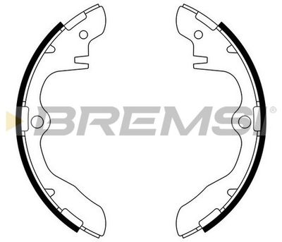 Комплект тормозных колодок BREMSI GF0782 для ASIA MOTORS ROCSTA