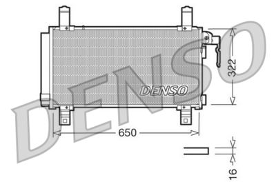 DENSO DCN44006 Радиатор кондиционера  для MAZDA 6 (Мазда 6)