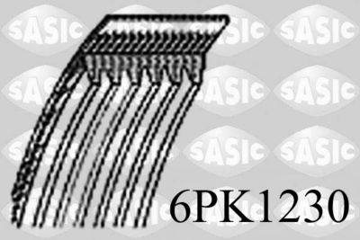 SASIC 6PK1230 Ремень генератора  для HYUNDAI XG (Хендай Xг)