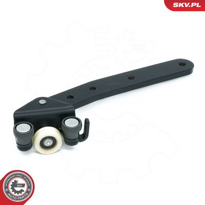 Ritinėlio kreiptuvas, atstumiamos durys