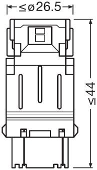 Osram 3157DWP-02B Žárovka LED 12V P27/7W 1,7W W2.5x16q