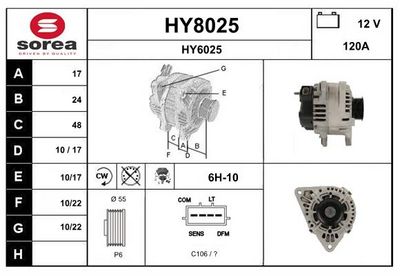 GENERATOR SNRA HY8025