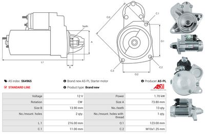 STARTER AS-PL S6496S 4