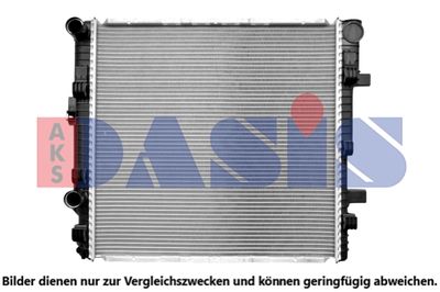 Радиатор, охлаждение двигателя AKS DASIS 135250N для MERCEDES-BENZ VARIO