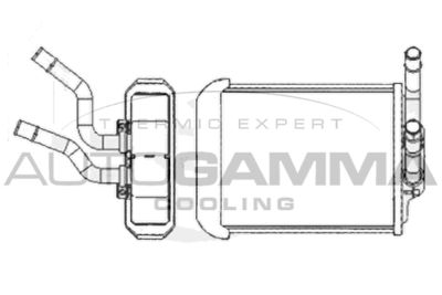 Теплообменник, отопление салона AUTOGAMMA 107633 для MERCEDES-BENZ M-CLASS