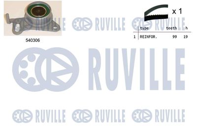 Комплект ремня ГРМ RUVILLE 550451 для HYUNDAI PORTER