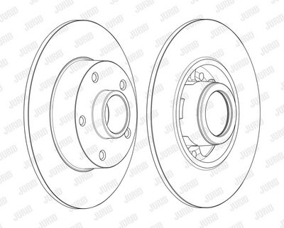 BREMSSCHEIBE JURID 562371JC1 1