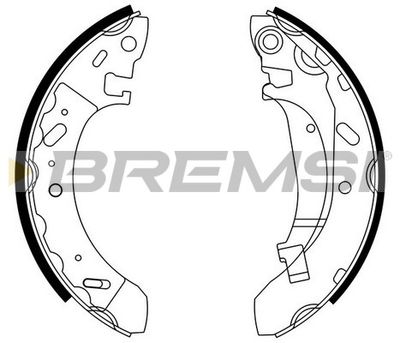 Комплект тормозных колодок BREMSI GF4716 для CHRYSLER STRATUS