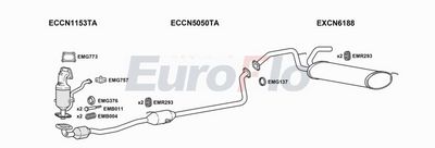 Układ wydechowy EUROFLO CNC1101008B