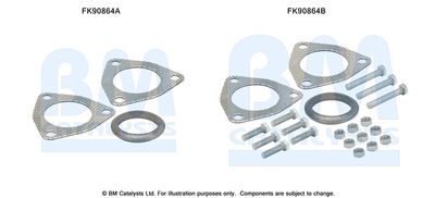 Монтажный комплект, катализатор BM CATALYSTS FK90864 для ALFA ROMEO GTV