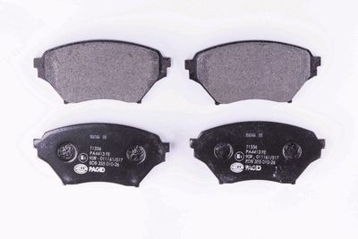 Комплект тормозных колодок, дисковый тормоз HELLA 8DB 355 010-261 для MAZDA MX-5