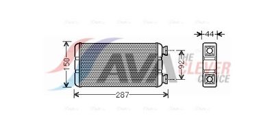 топлообменник, отопление на вътрешното пространство AVA Clever Choice RTA6457