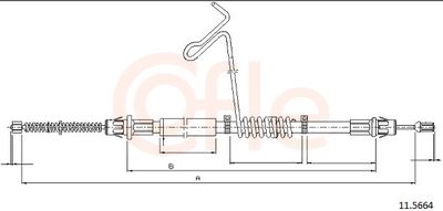 CABLU FRANA DE PARCARE