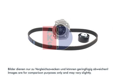 WASSERPUMPE + ZAHNRIEMENSATZ AKS DASIS 570348N