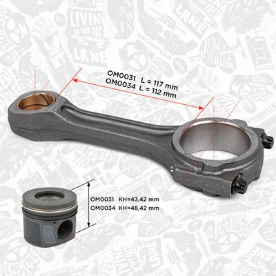 BIELA ET ENGINETEAM OM0031 2