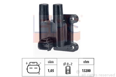 EPS 1.970.582 Катушка зажигания  для HYUNDAI GETZ (Хендай Гетз)