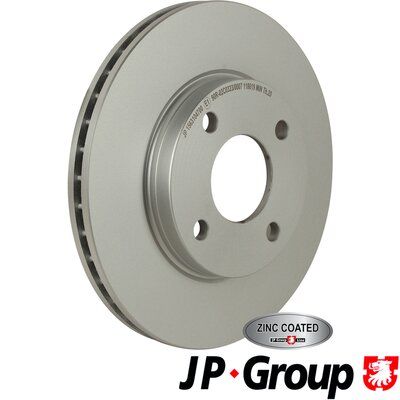 JP GROUP 1563104700 Тормозные диски  для FORD FUSION (Форд Фусион)