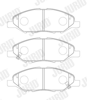 Brake Pad Set, disc brake 574049J