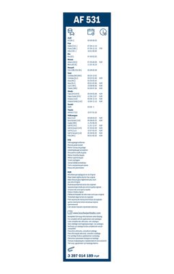 WISCHBLATT BOSCH 3397014189 2