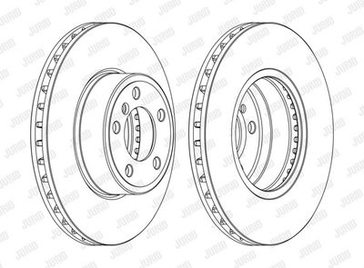 BREMSSCHEIBE JURID 562272JC1 1