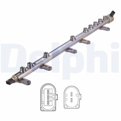 Delphi F2P High Pressure Fuel Rail BEBR3B01100 DAF MX11 1914474