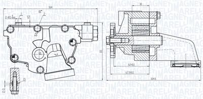 Olejové čerpadlo MAGNETI MARELLI 351516000149