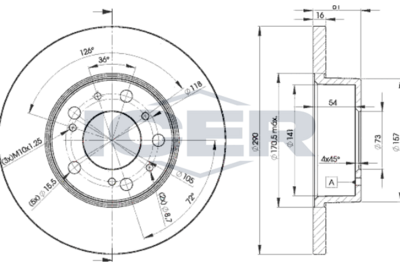 спирачен диск ICER 78BD4695-2