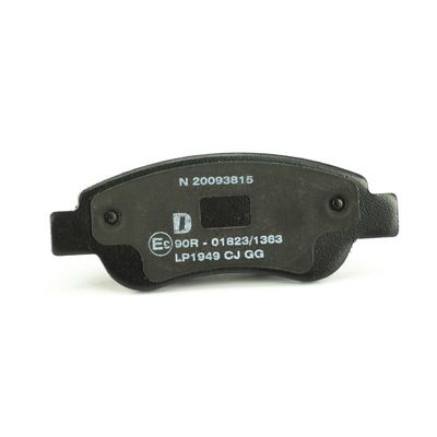 BREMSBELAGSATZ SCHEIBENBREMSE DELPHI LP1949 38