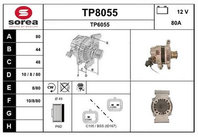GENERATOR SNRA TP8055