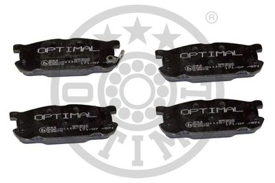 Комплект тормозных колодок, дисковый тормоз OPTIMAL BP-85302 для MAZDA MX-5