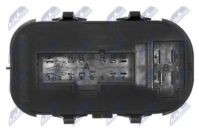 Interruttore, Alzacristallo NTY EWS-FR-008