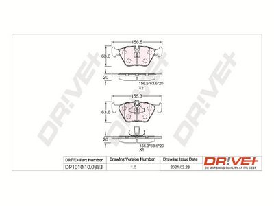 SET PLACUTE FRANA FRANA DISC Dr!ve+ DP1010100883