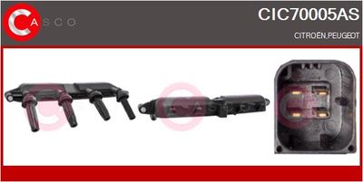 Катушка зажигания CASCO CIC70005AS для CITROËN AX