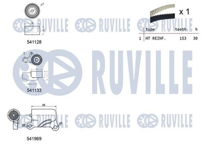 SET CUREA DE DISTRIBUTIE RUVILLE 550289 1